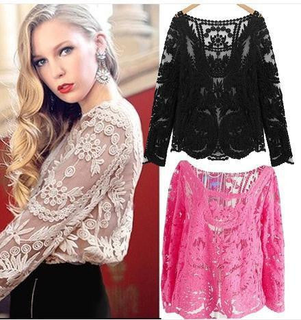 ON SALE CUTE LACE BLOUSE FOR GIRLS