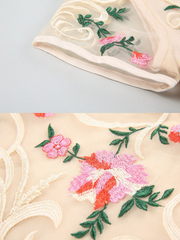 FASHION FLOWER HANDMADE DRESS