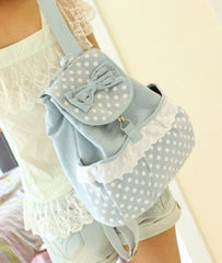 CUTE WAVE POINT BACKPACK BAG