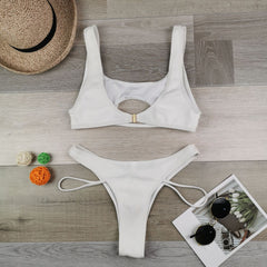 qy2027 Stylish women's separate swimsuit