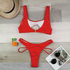 qy2027 Stylish women's separate swimsuit