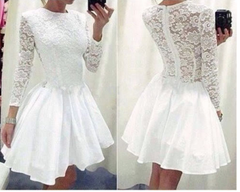 Fashion hot lace cute dress