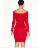 FASHION RED SEXY DRESS