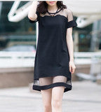 ON SALE CUTE FASHION NET DRESS