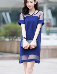 ON SALE CUTE FASHION NET DRESS