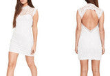 ON SALE CUTE BACK SEXY LACE DRESS