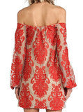 CUTE HOT ONE WORD LACE DRESS