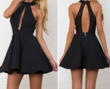 CUTE SHOW BODY SEXY DESIGN DRESS