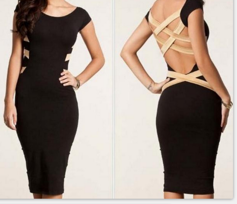 ON SALE CUTE BACKLESS SEXY DRESS