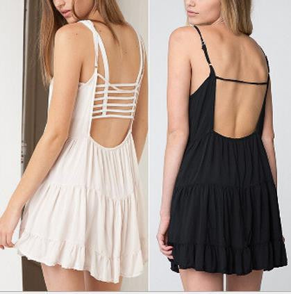 ON SALE HOT BACKLESS COTTON DRESS