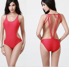 MS BACK SEXY LINE, ONE-PIECE SWIMSUIT