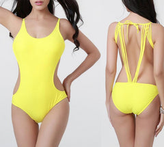 MS BACK SEXY LINE, ONE-PIECE SWIMSUIT