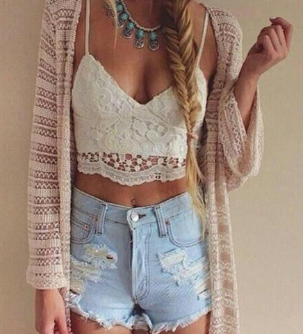 HOT LACE CUTE TOP