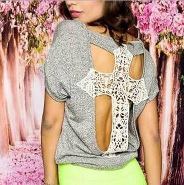 CUTE HOT FASHION CROSS TOP