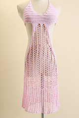CUTE HOLLOW OUT WOVEN DRESS