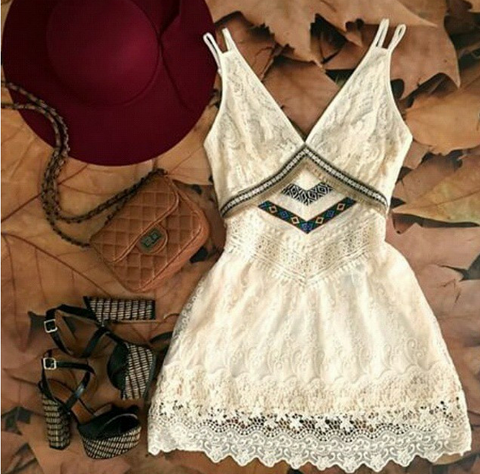 HOT CUTE LACE DRESS FASHION