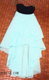 HOT STRAPLESS MINT GREEN DRESS