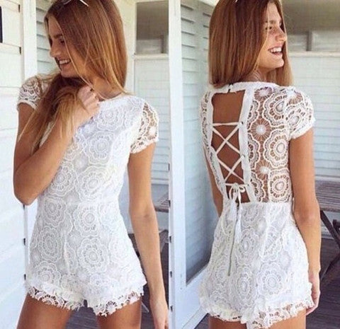 CUTE LACE FASHION ROMPER PLAYSUIT JUMPSUIT