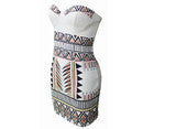 CUTE TOTEM STRAPLESS DRESS