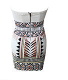 CUTE TOTEM STRAPLESS DRESS