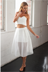 HOT STRAPLESS TWO PIECE DRESS HIGH QUALITY