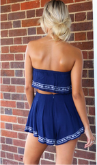 CUTE TWO PIECE ROMPER ANCHOR HIGH QUALITY