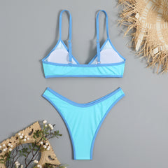 23007 Stylish women's separate swimsuit