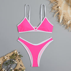 23007 Stylish women's separate swimsuit