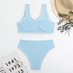 23013 Stylish women's separate swimsuit