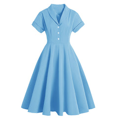 A-Z Women's New Big Swing Vintage Dress