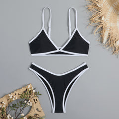 23007 Stylish women's separate swimsuit