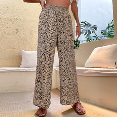 Women's new casual wide leg capris