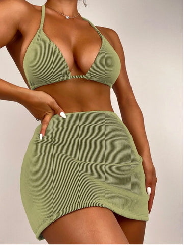 DL2314 Stylish women's separate swimsuit