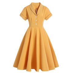 A-Z Women's New Big Swing Vintage Dress