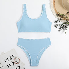 23013 Stylish women's separate swimsuit