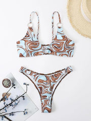 202249 Stylish women's separate swimsuit