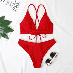 2111 Stylish women's separate swimsuit