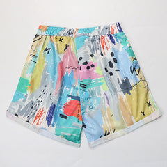 Women's new casual holiday printed shorts