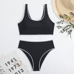 23013 Stylish women's separate swimsuit