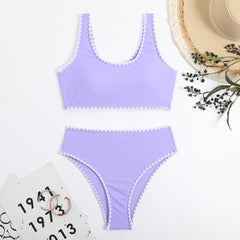 23013 Stylish women's separate swimsuit