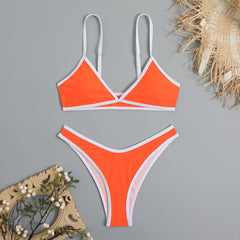 23007 Stylish women's separate swimsuit