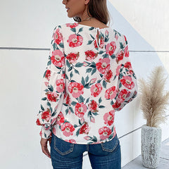 Women's new style with long sleeve printed shirt underneath