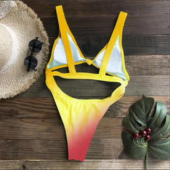 qy2326 Stylish women's separate swimsuit