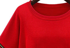 Elastic zipper design round neck sweaters SUIT DRESS