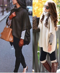 FASHION BAT SLEEVE SWEATER