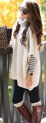 FASHION BAT SLEEVE SWEATER