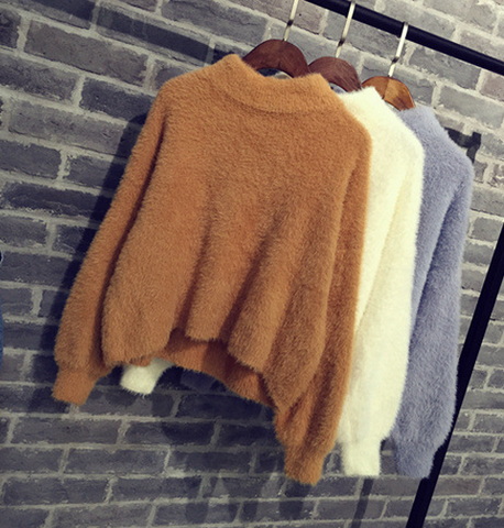 Hedging sweater half high neck sweater