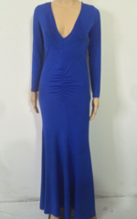 FASHION HOT BLUE LONG DRESS