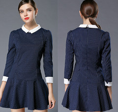 HOT STRIPE CUTE DRESS