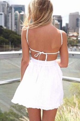 HOT BACKLESS SEXY STRAPS DRESS